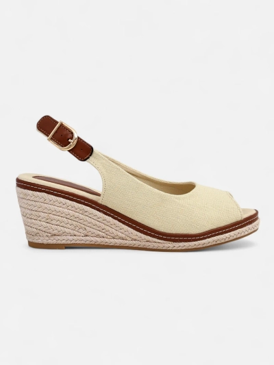 Royalfashion Women's wedge sandals open toe Tafenis