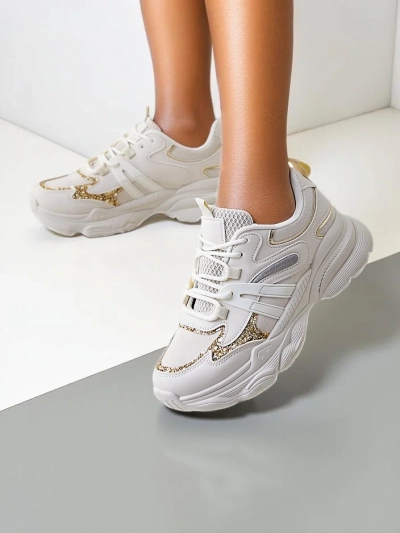 Royalfashion Women's Sport Sneakers on a Thick Sole Aimo