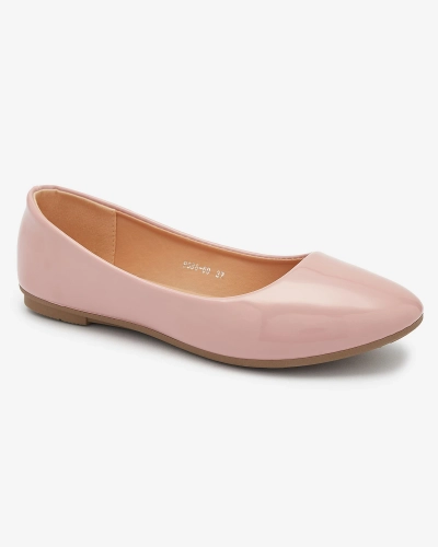 Pink Women's Lacquered Ballerinas Fama - Footwear