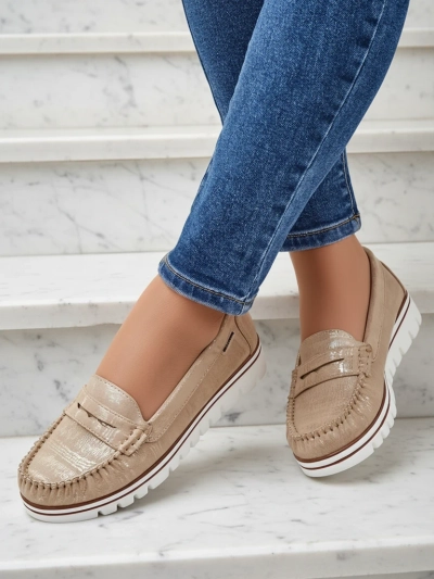 Royalfashion Naiste ökoloogilised suede mokasiinid Bellisse