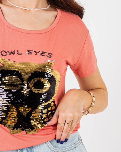 Oranž naiste litritega T-särk - Riietus