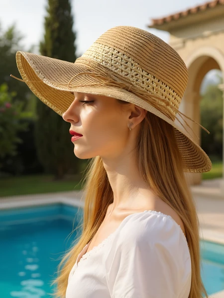 Royalfashion Women's straw hat Serelina