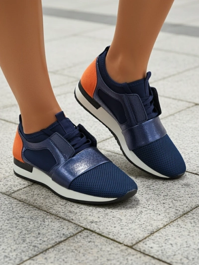 Vittoria Navy Blue Women's Eco-Leather Footwear