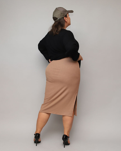 Royalfashion Casual naiste komplekt mustast ja pruunist