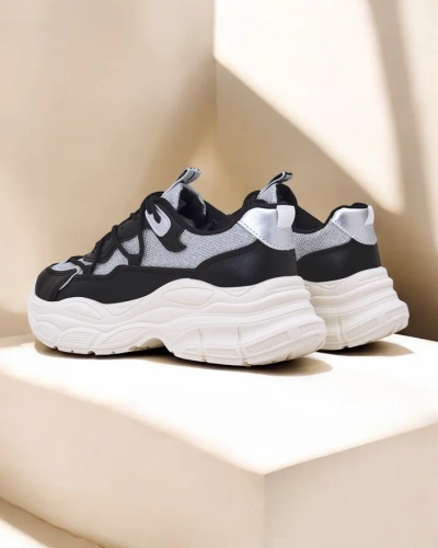 Royalfashion Women's sneakers on a thicker sole Teresii