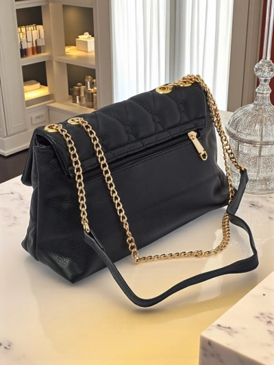 Väike tepitud käekott pehmest öko-nahast Frost Ember