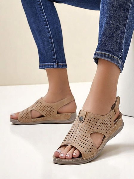 Royalfashion naiste avatud mustriga sandaalid Leminni