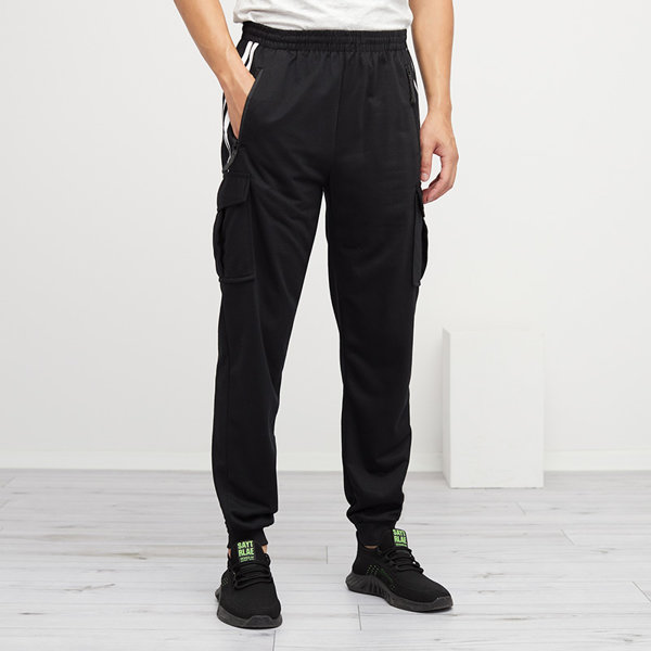 Men's Black Sweatpants - Clothing