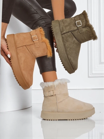 Royalfashion Короткие женские ботинки a'la снегоходы Aurelia Classico