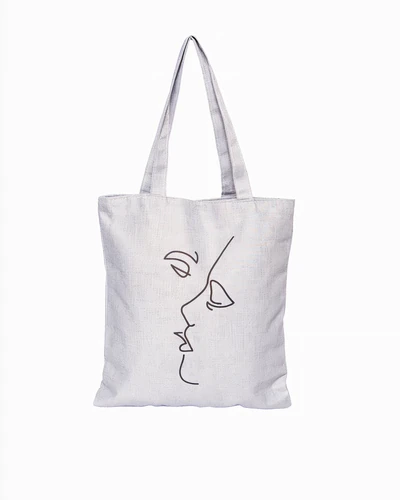 Royalfashion Kangaskott, millel on trükk