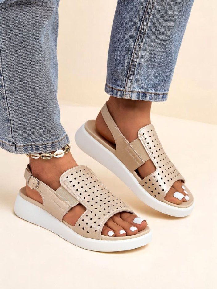 Royalfashion Women's BreezyStep Thick Sole Sandals