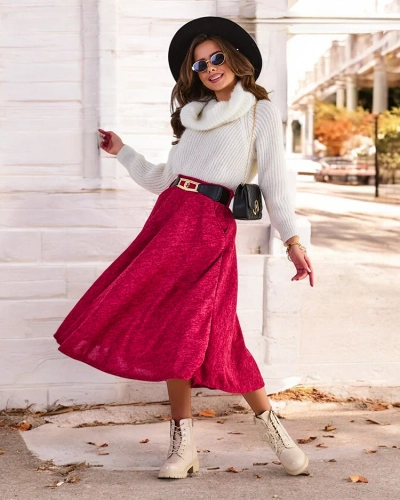 Royalfashion Women's midi skirt