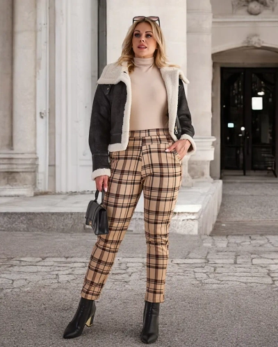 Royalfashion Warmed naiste teggings püksid PLUS SIZE