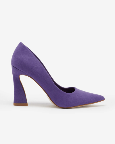 Royalfashion Lilla naiste öko-suede Noris Boutique pumbad
