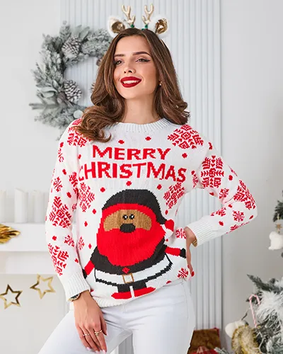 Royalfashion Naiste jõulukampsun Santa