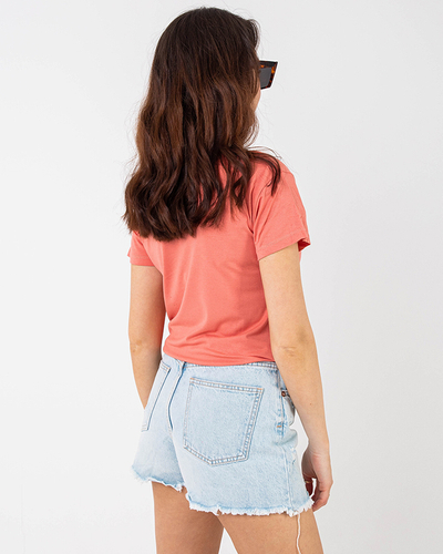 Oranž naiste litritega T-särk - Riietus