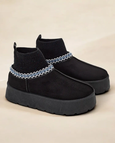 Royalfashion Short women's snow boots a'la Nananna