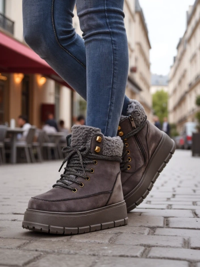 Royalfashion Women's Snow Boots Bomion