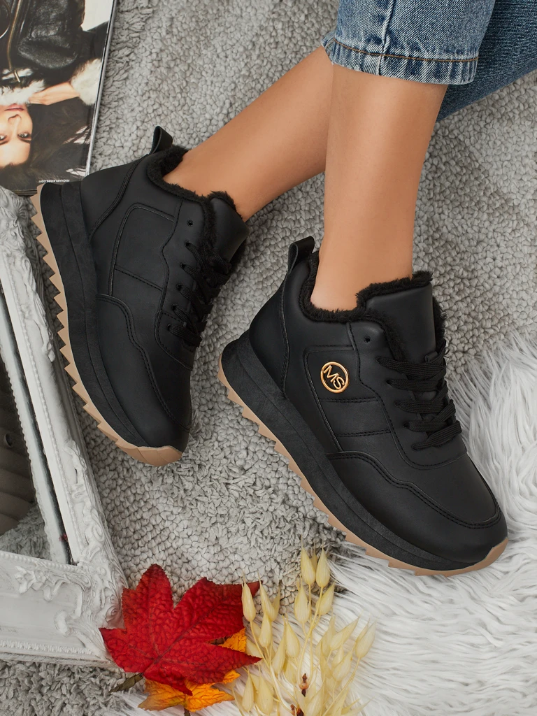 Royalfashion Утепленные женские кроссовки с мехом Casot