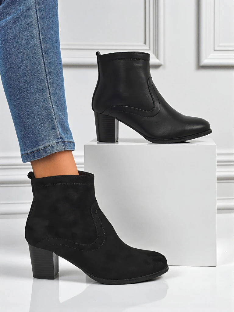 Naiste öko-seemisnahast kontsaga poolsaapad Crimson Echo