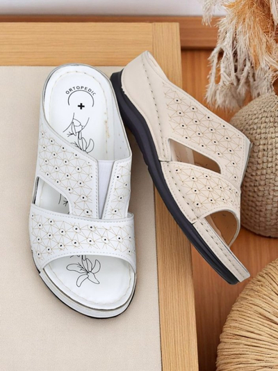 Royalfashion Женские шлепанцы на толстой подошве Nova Step