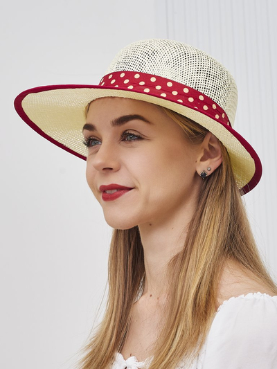 Royalfashion Naiste õlgkübar Dotelle