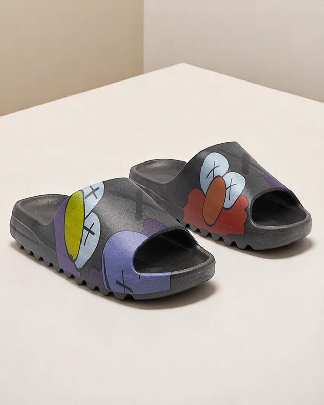 Женские сандалии Aurora черные резиновые стильные на лето