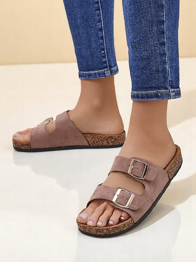 Royalfashion Women's sandals with buckles Foumy