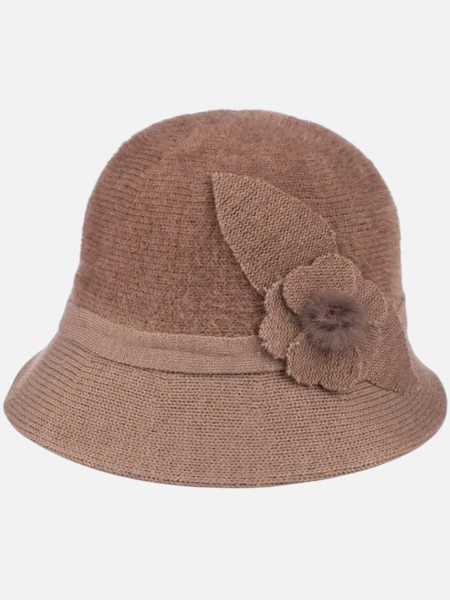 Women's Bowler Hat with Pearl Belle Decoration