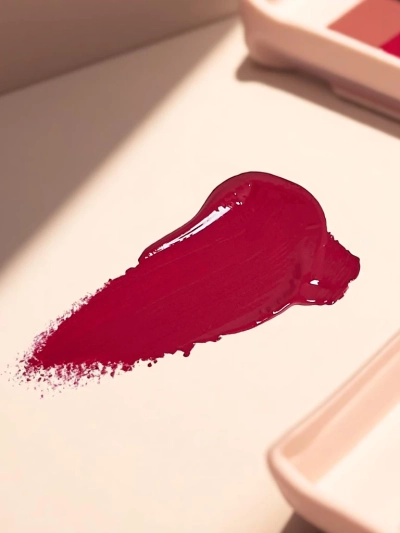 Lipstick and clear lip gloss 2-in-1 Cherry Mocha