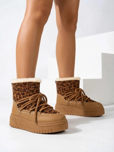 Royalfashion Women's laced snow boots Moniuc