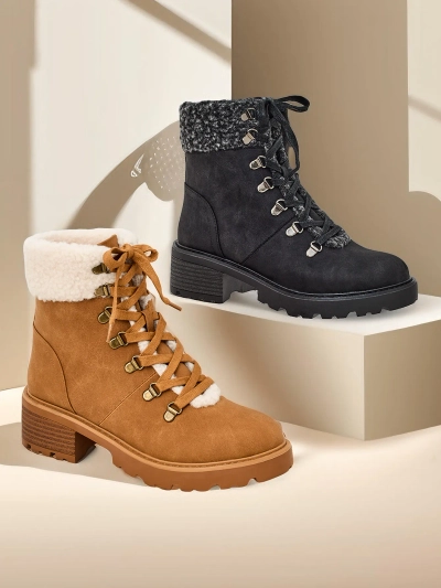 Royalfashion Ayassa Women's Trapper Boots Sawoli