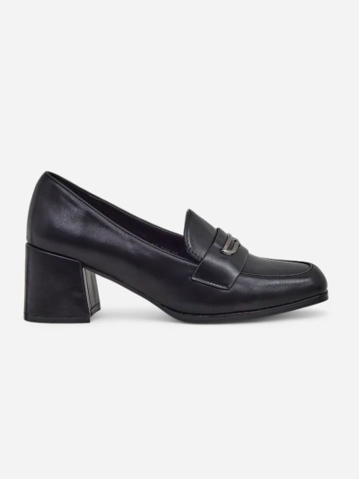 Asolo Elegante Black Block Heel