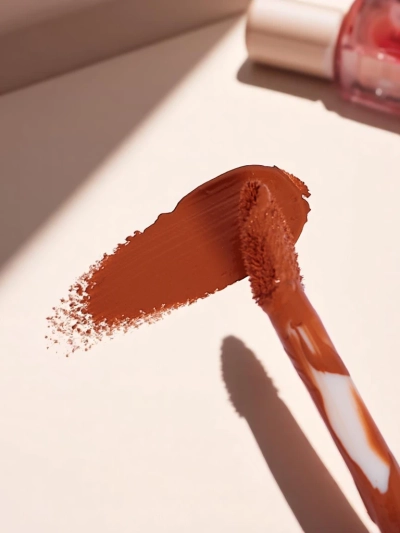 Lipstick and clear lip gloss 2-in-1 Coral Crush