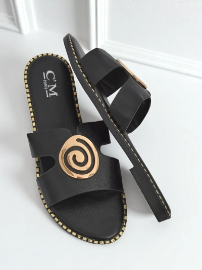 Royalfashion Женские шлёпанцы на плоской подошве Glam Bliss