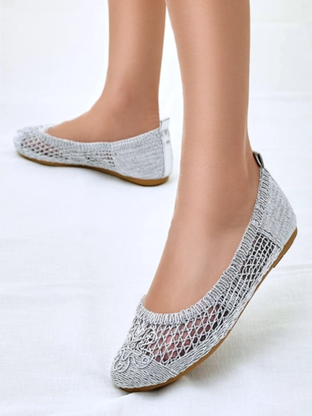 Женские перфорированные балетки Royalfashion Annete