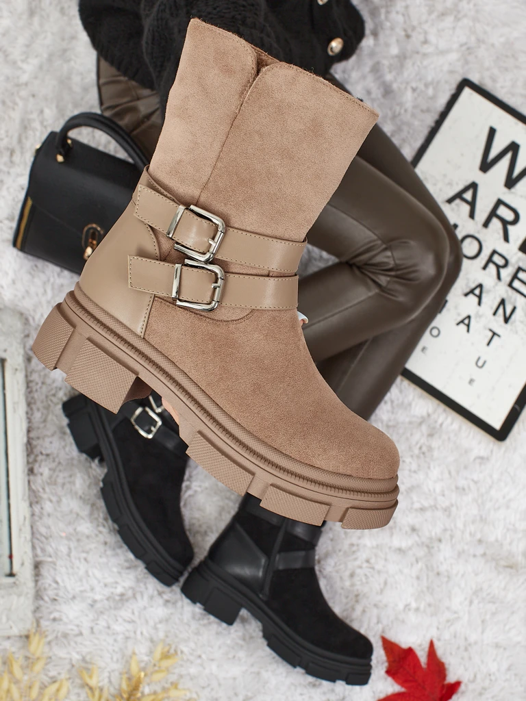 Women's High Eco Suede Ankle Boots Callire