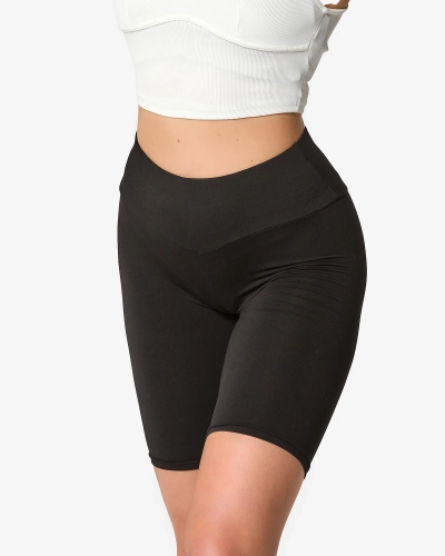 Black women's cycling leggings - Clothing