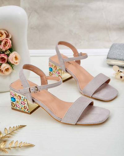 Royalfashion Naiste sandaalid kristallidega postil Ohvare
