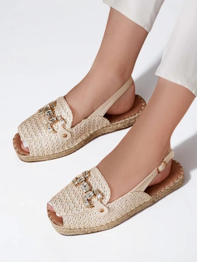 Royalfashion Women's espadrilles with open toe