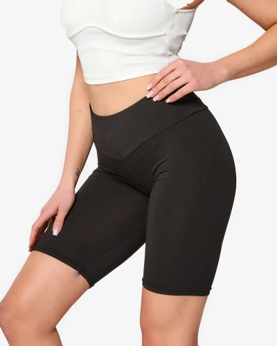 Black women's cycling leggings - Clothing