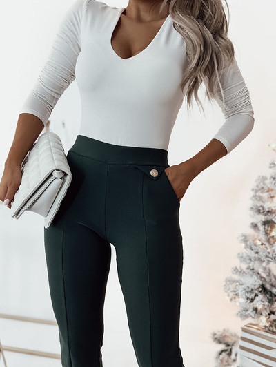Royalfashion Mustad naiste ökonahast leggings a'la bells