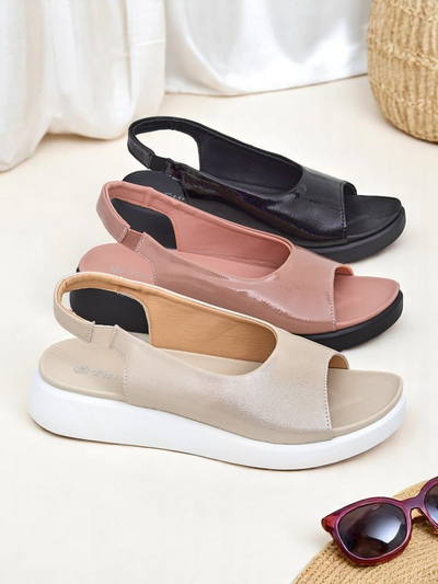 Royalfashion Women's Luna Shines Thick Sole Sandals