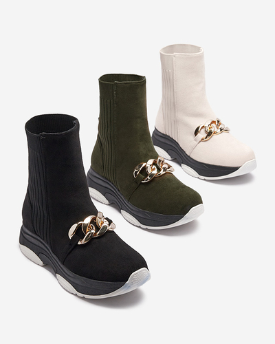 Naiste rohelised isoleeritud öko-suede saapad Cuzitta- Jalatsid