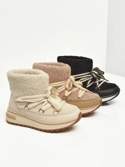 Women's snow boots with fur Verruna
