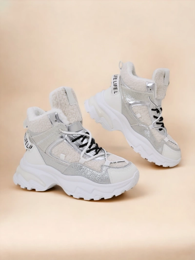 Royalfashion Kvinnors Sneakers med Varm Fodring Pieco