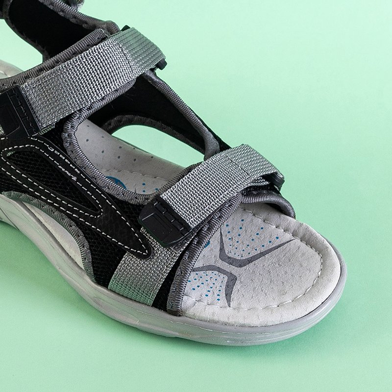 Black boys 'sandals with velcro Asitop - Footwear