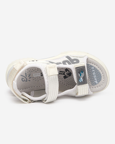 OUTLET Doniso white children's sandals - Footwear