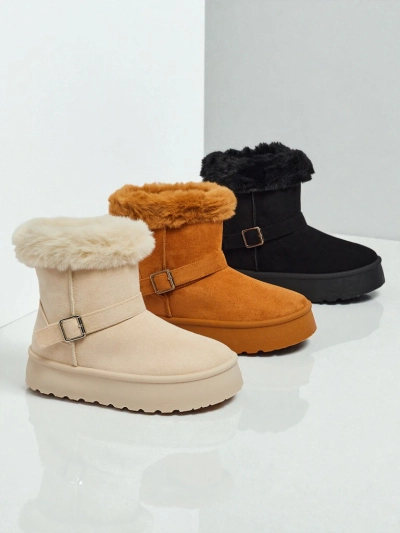 Royalfashion Women's Short Snow Boots Myrelle