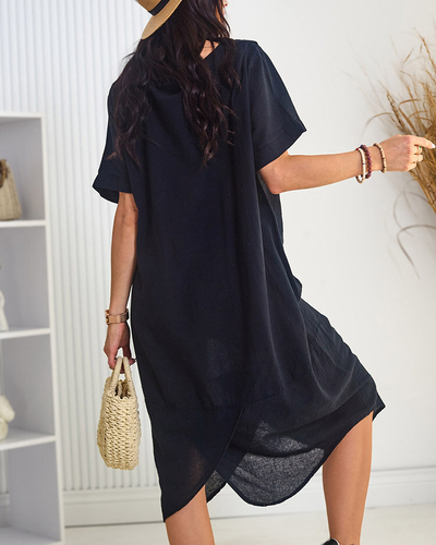 Royalfashion Хлопковое женское oversize-платье